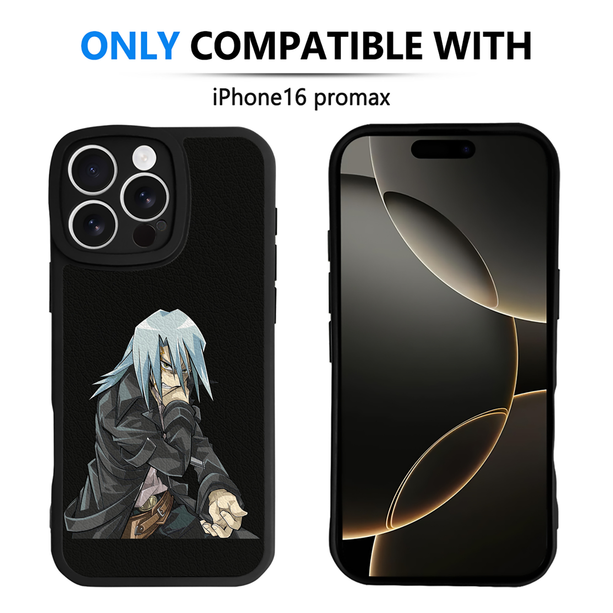 （画像用） 遊☆戯☆王 Yu-Gi-Oh! 【iPhone 16シリーズ対応】シリコンスマホケース（レザー調） 材質：シリコン